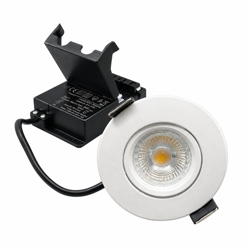 [014113] Daxtor EXO 30 Low Profile LED downlight 6W 3000K – mat hvid