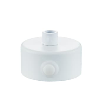 [6249100383] Roset mini Hvid med 2- udgange