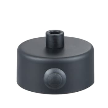[6249100396] Roset mini Sort med 2- udgange