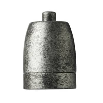 [6249201253] Porcelænsfatning P7 E27 Keramik Galvaniseret
