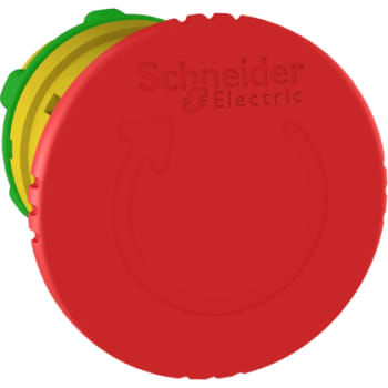 [7517901271] Harmony nødstopshoved i plast med Ø40 mm paddehoved i rød farve og drej for at frigøre