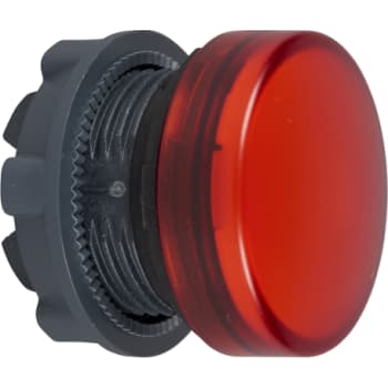 [7517904786] Harmony signallampehoved i plast for LED med linse i rød farve