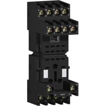 [7522506687] Relæsokkel for RXM stikbensrelæer med 2 eller 4 kontakter og blandede terminaler for effekt og forsy