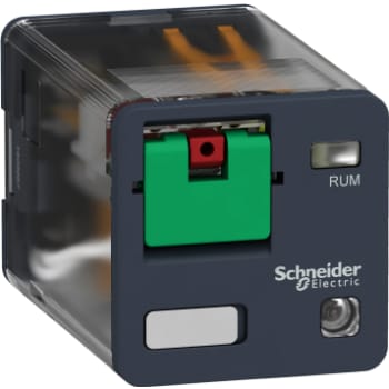[7522507712] Stikbensrelæ 10A 3C/O 24VAC med LED og testknap