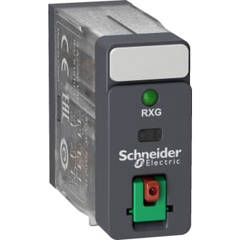 [7522603205] RXG stikbensrelæ med testknap og LED 2 C/O 5A og 230VAC