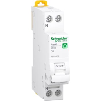 [3322096715] Resi9 XP MCB/automatsikring 1PN C-karakteristik 6A 6kA 18mm
