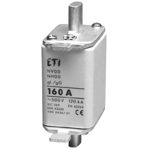 [1425002103] Sikring NH 00 160A 500V gL/gG