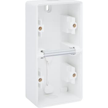 [3417812134] Underlag 2-modul lodret IP55 hvid