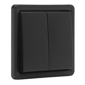 [3417812671] FJEDERTRYK, DOBBELT, IP55, SORT