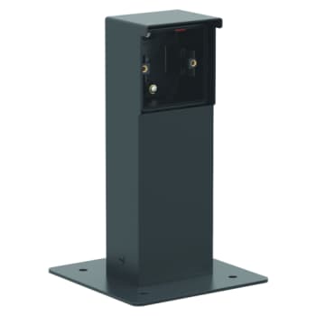 [3417816486] SØJLE 1 MODUL MED FLANGE SORT