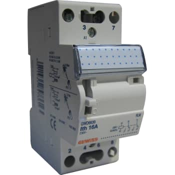[3422811379] Relæ 2 skifte 16A 230V AC GWD6630
