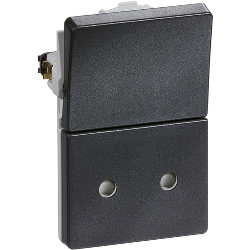 [1017036707] Fuga Stikkontakt 2-pol uden jord koksgrå