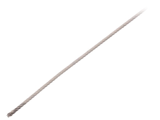 [H42340] Stålwire - Ø2mm, 7x7 A4 rustfri stål (10m)