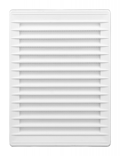[H56266] Rektangulær ventilationsrist - 140x210mm kanal, Hvid
