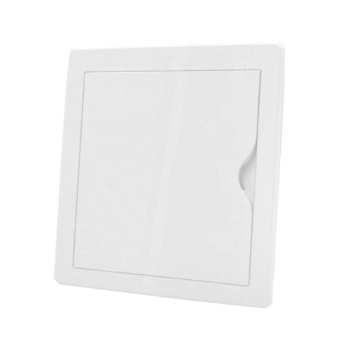 [H60030] Inspektionslem - 100x100mm, Plast, Hvid