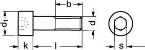 [2915008035] M8X35 DIN 912 12.9 sort insex