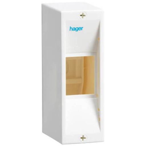 [1516006005] Hager gruppetavle 1R 2M IP30 u. PE klemme