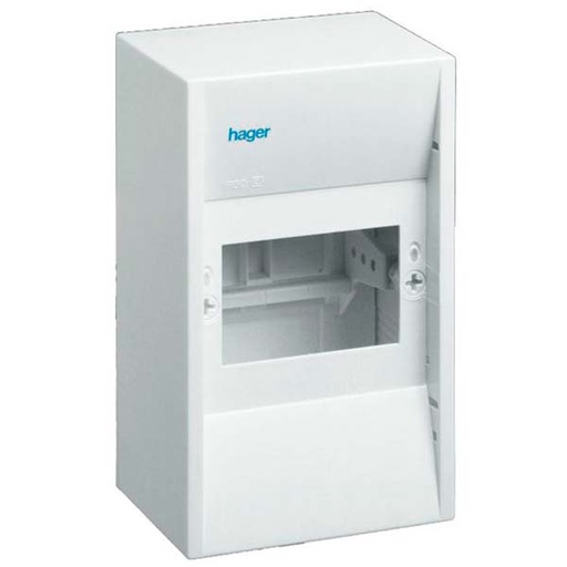 [1516006021] Hager gruppetavle 1R 6M IP30 med pe/n klemmer