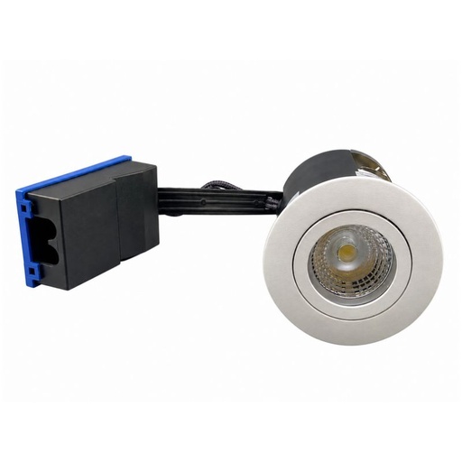 [500210400411] DAXTOR EXO BLUE 95 indbygningsspot inkl. GU10 LED, hvid, 6W, 3000K, dæmpbar