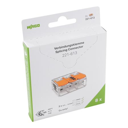 [5401061970] WAGO FJEDERSAMLEMUFFE MED VIPPEPAL