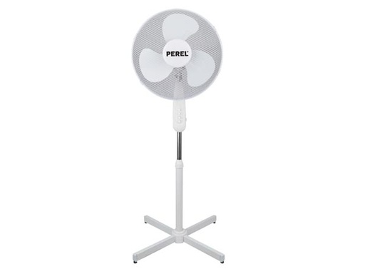 [H34885] Gulvventilator - Ø40cm, 230V / 50W, Hvid