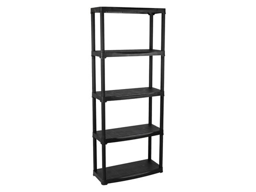 [H49042] DIY plastreol med 5 hylder - 70 x 30 x 175,5 cm