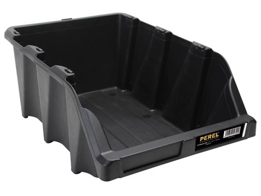 [H42857] Plast lagerkasse - Sort 310x490x195mm