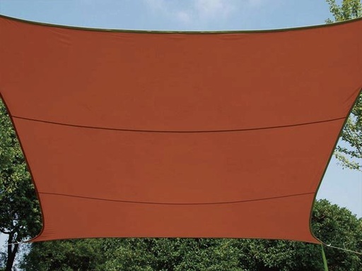 [H60642] Rektangulært solsejl - 2 x 3m, TERRACOTTA