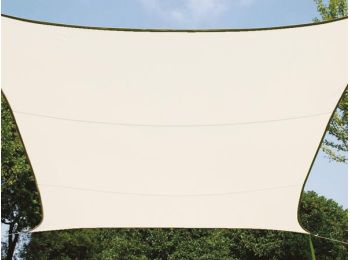 [H58811] Rektangulært solsejl - 2 x 3m, CREMEHVID