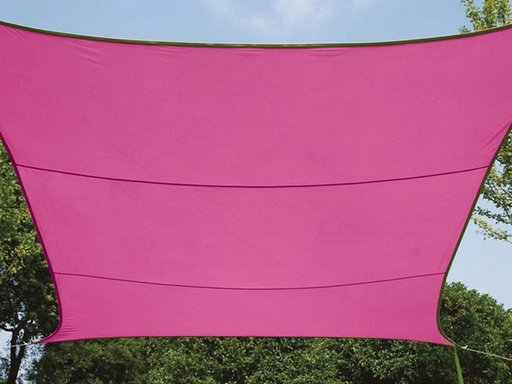 [H58818] Rektangulært solsejl - 4 x 3m, FUCHSIA