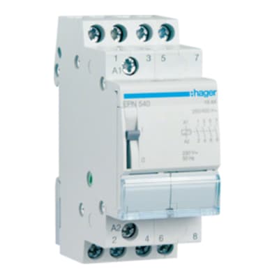 [1522027492] Hager Kiprelæ 230V 4 slutte 2 modul