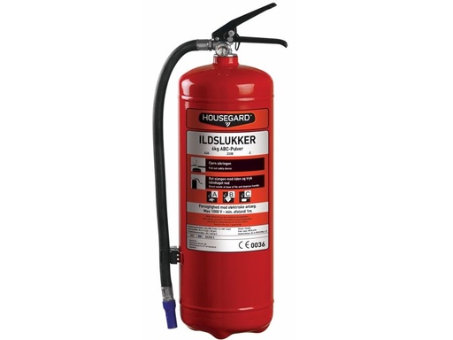 [H22337] Housegard - Pulver Brandslukker 6kg (43A 233B C)