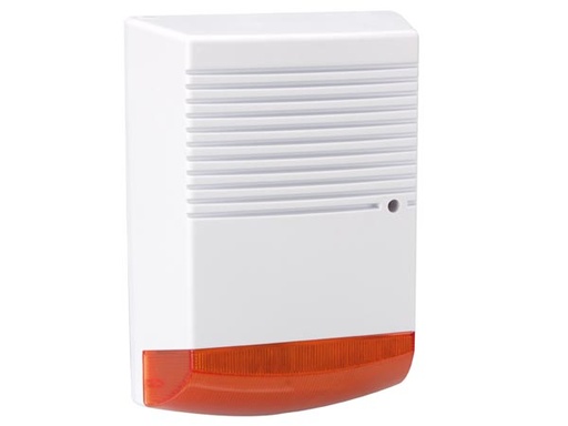 [H43163] Attrap alarmsirene med rød blinkende LED