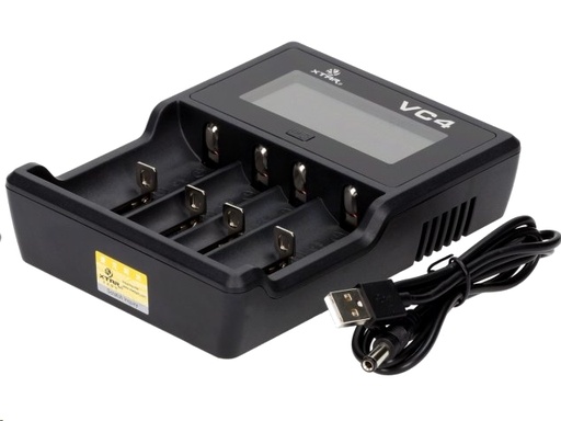 [H34052] Multifuntions lader - LiION, NiMH, 1A, 4 celler