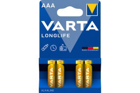 [H57680] Longlife AAA/LR03 alkaline batteri - 1,5V (4 stk.)