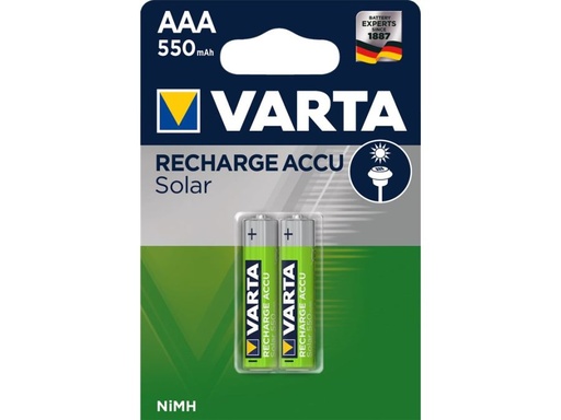 [H57702] NiMH AAA/HR03 batteri - 1,2V / 550mAh (2 stk.)