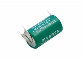 [H10270] CR1/2AA Lithium batteri - 3V / 950mAh, m. 3 printben