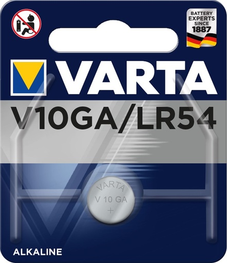 [H10583] LR54 (L1130/AG10/V389) alkaline bat. - 1,5V 50mAh (1 stk.)