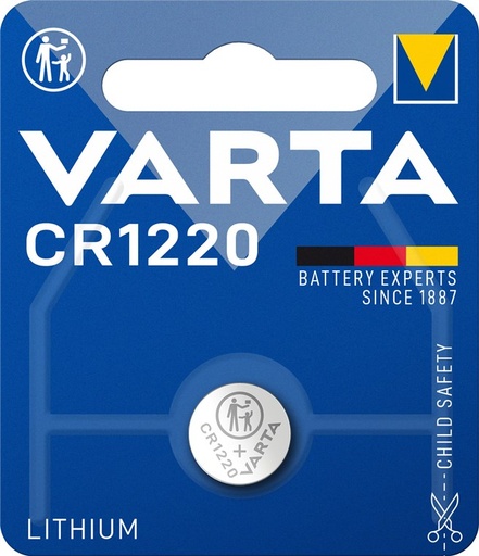 [H10440] CR1220 Lithium knapcelle - 3V / 35mAh (1 stk.)