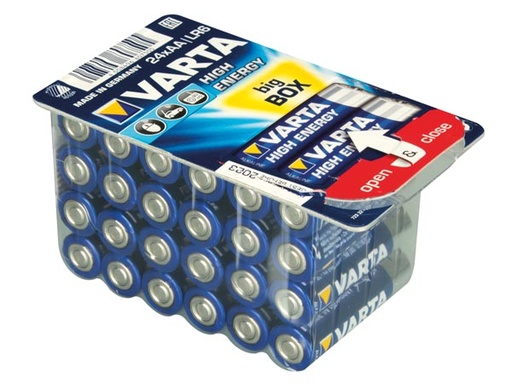 [H43537] Longlife Power AA/LR6 alkaline batteri - 1,5V (24 stk.)