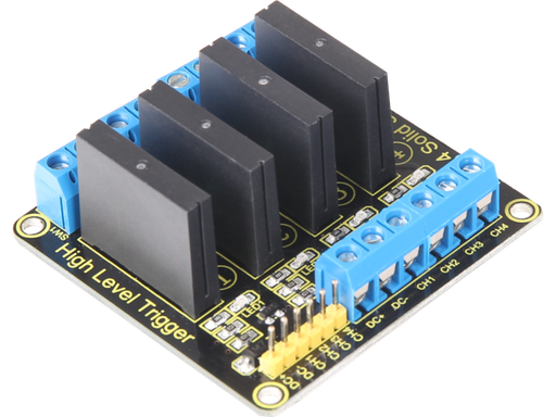 [H62797] Solid state relæmodul - 4-kanals, 3,3V-5V