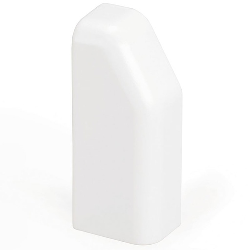 [1736010414] REHAU endestykke SL 20/50 venstre - perlehvid