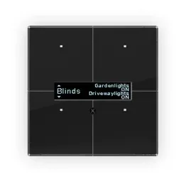 [H40941] O-LED Touch Panel - Sort glas