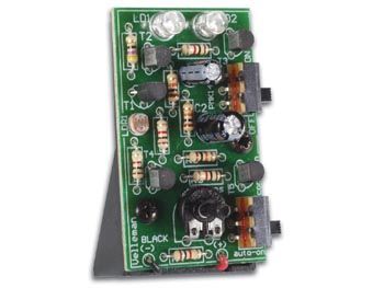 [H10775] Blinklys m. 2 røde lysdioder (loddekit)