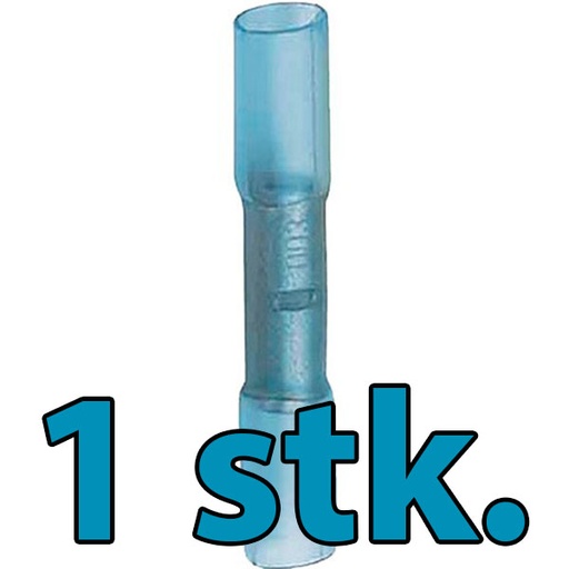 [1821103460] Isoleret presmuffe 2,5mm² blå - 1 stk.