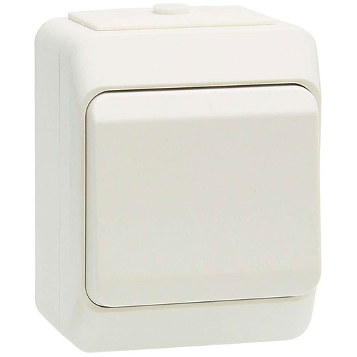 [1893204] Kapslet krydsningsafbryder IP44 - hvid