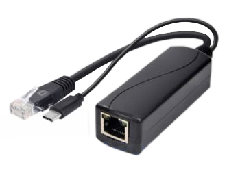[H42231] PoE splitter til Raspberry Pi 4 - 48V > 5V / 2,4A USB-C