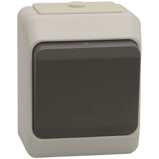 [1893305] Stænktæt trykafbryder IP44 - grå