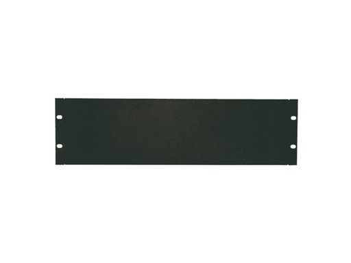 [H49396] 19" Blændplade til rackskab - 4U, Sort