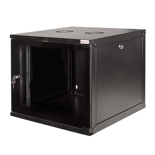 [H59088] 19" væg-rackskab - 9U B540xD550mm, Sort